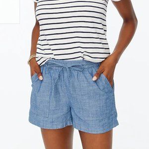 J. Crew Denim Drawstring Shorts